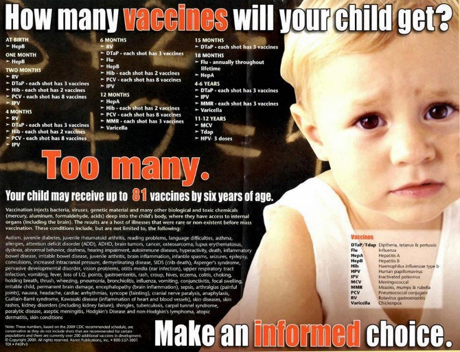Too many vaccines