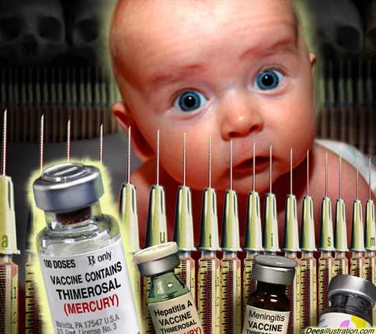 scared baby - vaccines
