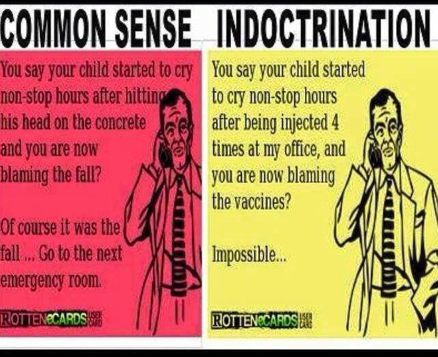 Common sense vs indoctrination